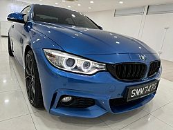 BMW 428I Convertible AT HID NAV HUD M Sport 2015 Blue